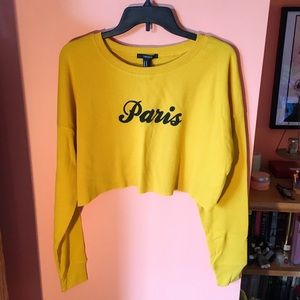 “Paris” Crop Sweater